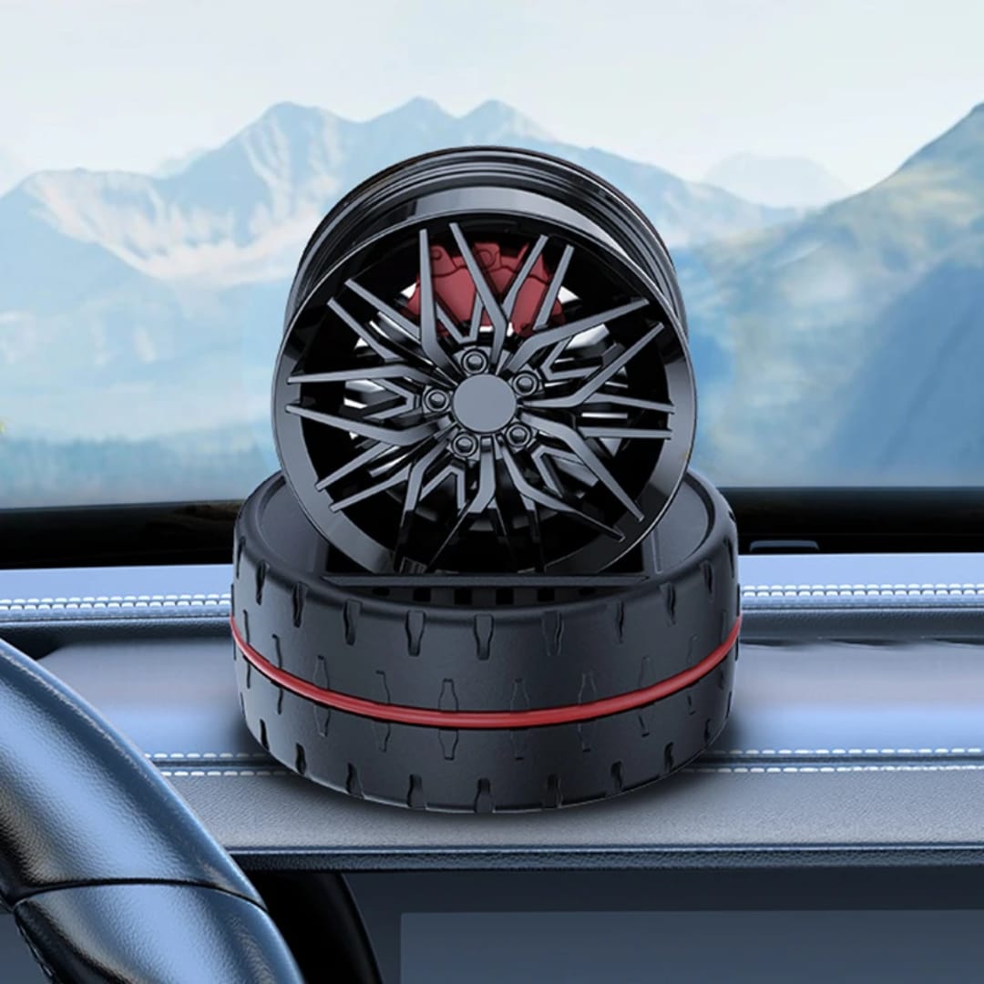 Solar powered Wheel Hub Air Freshener